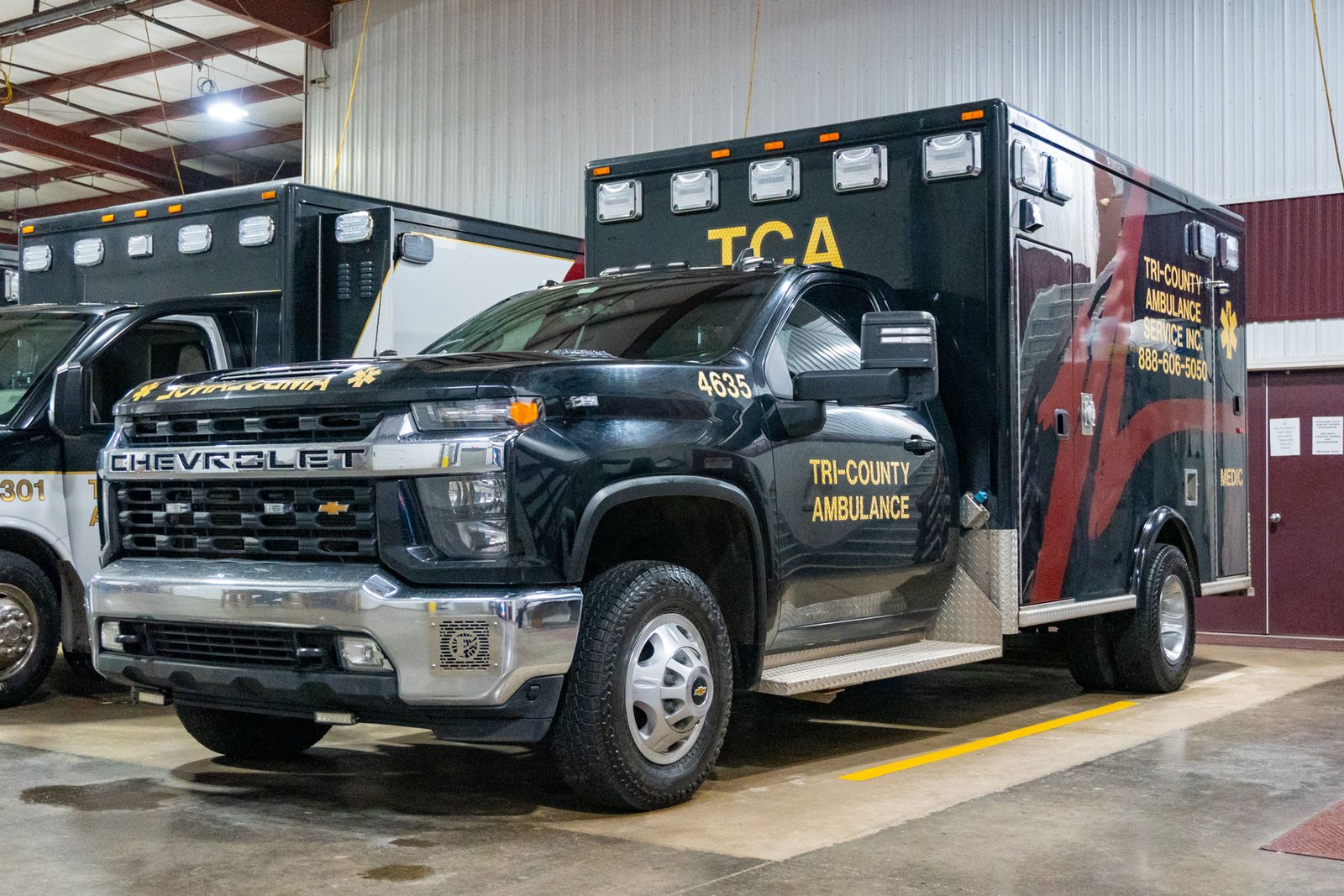 Tri-County EMS ambulance for basic life support services