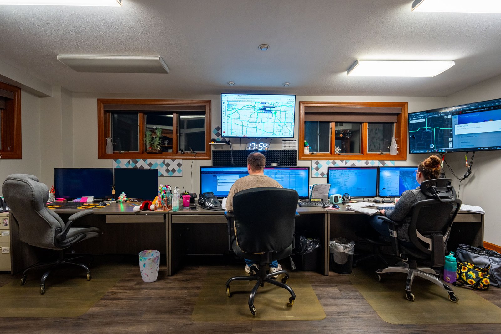 Tri-County Ambulance Service Dispatch Office in Wakarusa Indiana